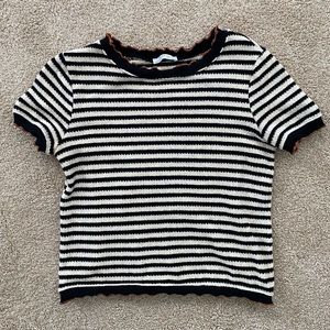 Zara Short Sleeve Sweater